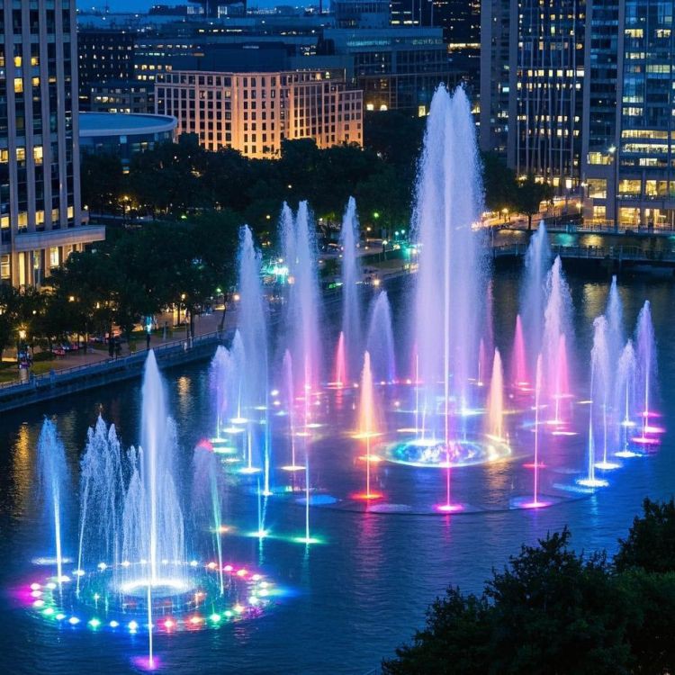 Large Musical Fountain